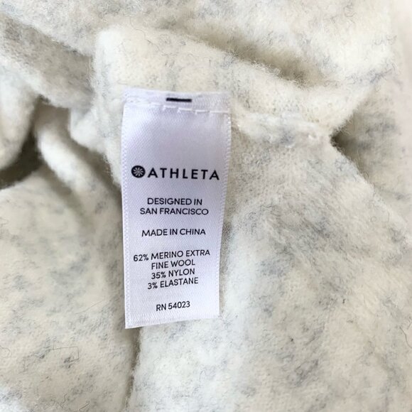 Athleta Transit merino wool blend long sleeve pullover turtleneck sweater - Picture 8 of 11